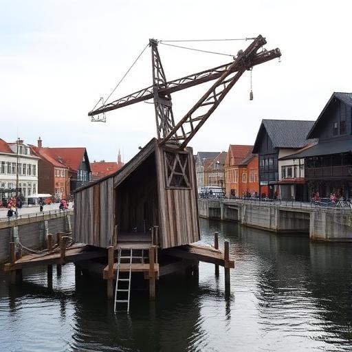 Medieval Crane / Żuraw